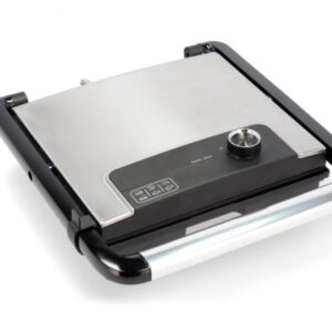 Claus Holm - HOLM Paninigrill 2000 watt Sølv/Sort