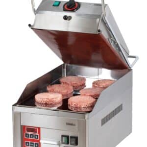 Elektrisk Clam kontaktgrill - Burger Steger - 6 bøffer