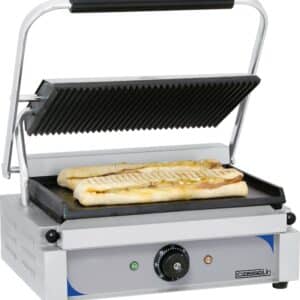 Kontaktgrill rillet - glatte plader