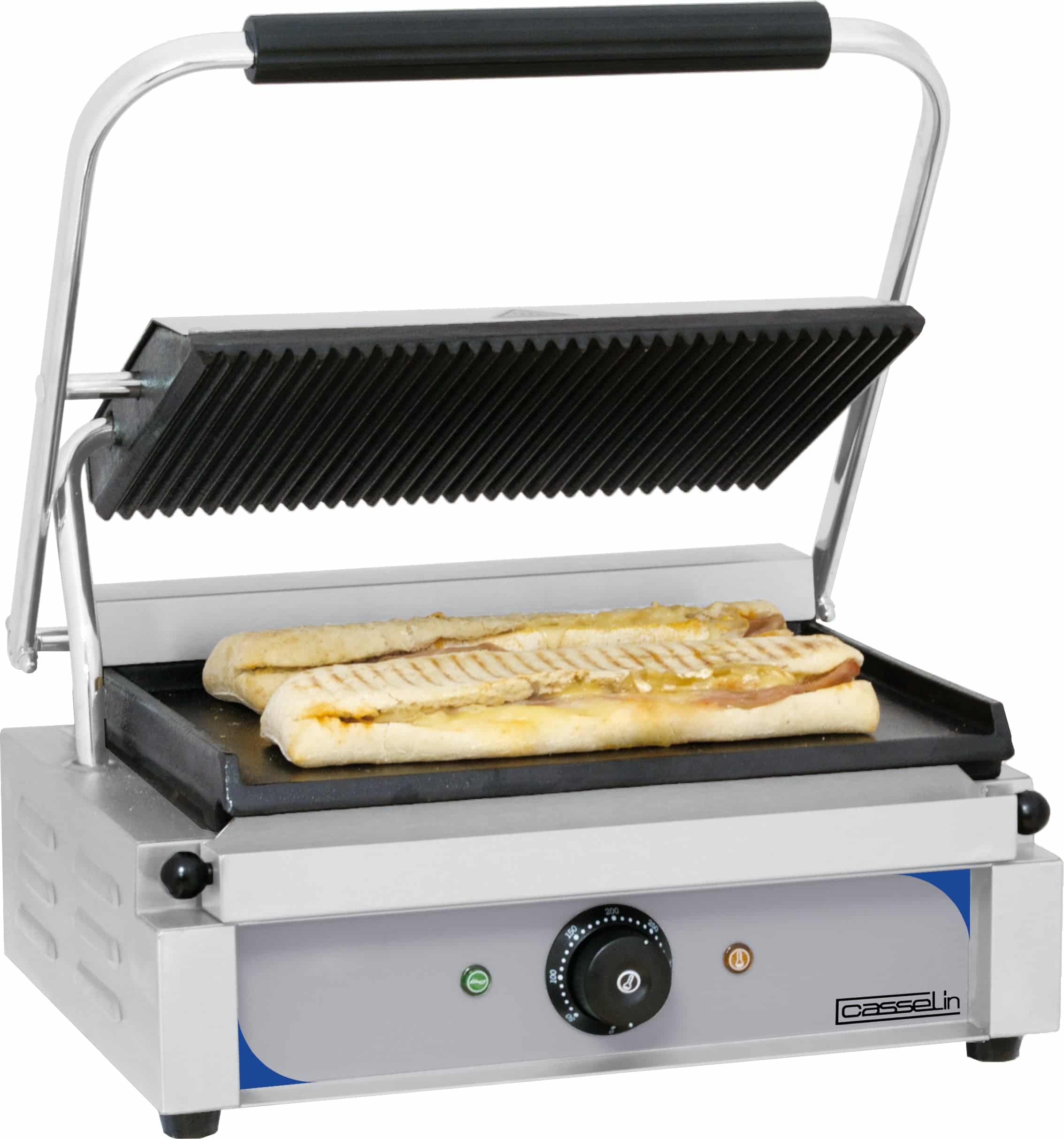 Kontaktgrill rillet - glatte plader
