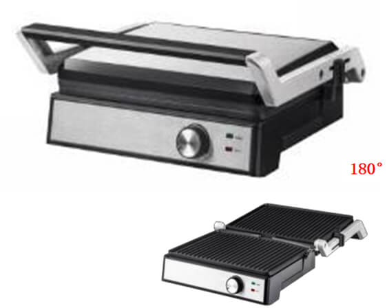 Conzept kontaktgrill 29x24,6 cm 2000 W med termostatknap